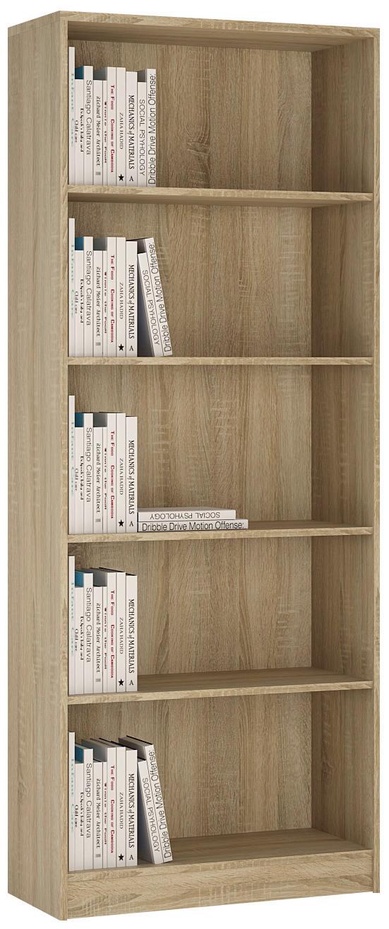 Regal 4-you B 74 Cm, Eiche Dekor - Sonoma Eiche, MODERN, Holz (74/189,5/35,2cm)