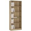 Regal 4-You B 74 cm, Eiche Dekor - Sonoma Eiche, MODERN, Holz (74/189,5/35,2cm)