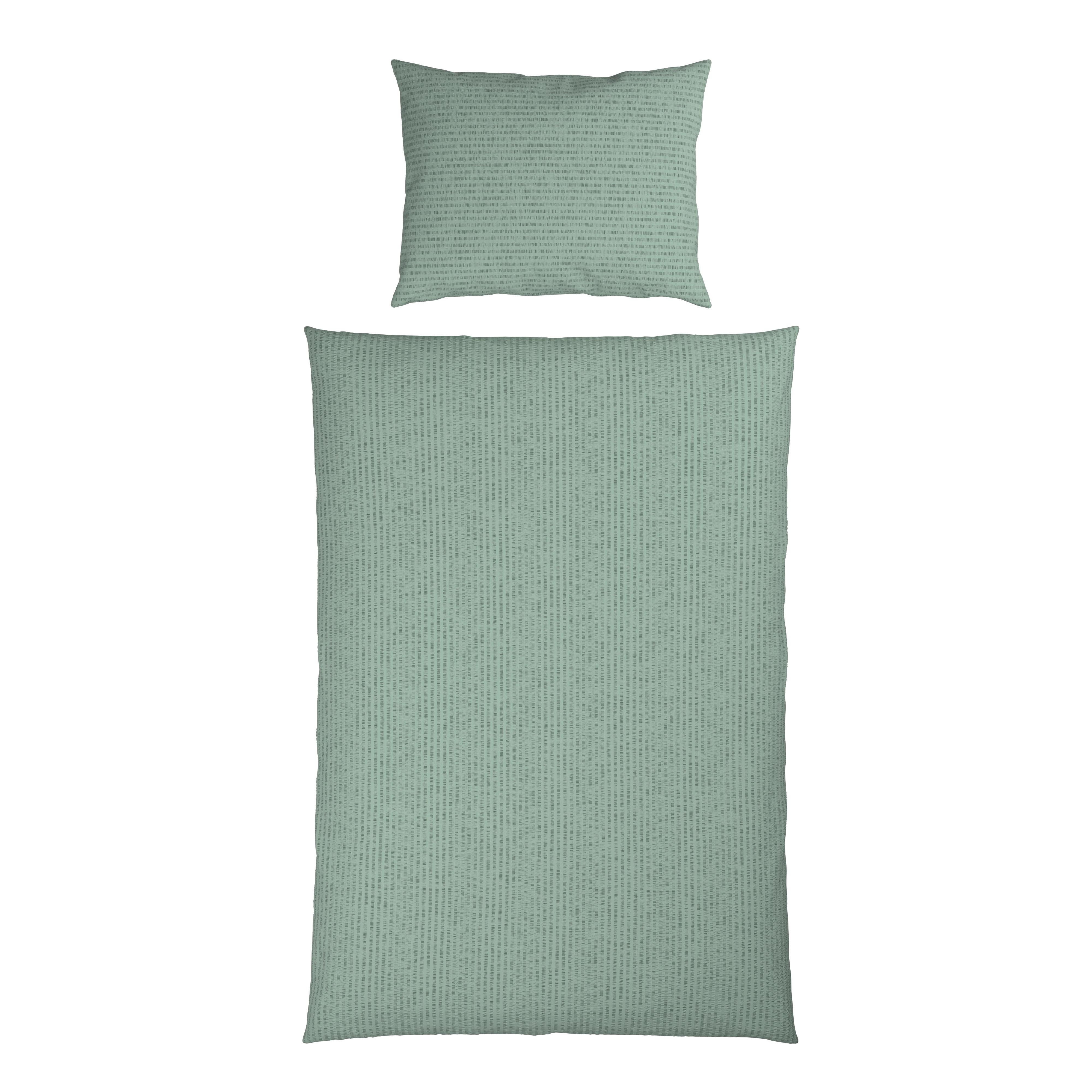 Ágyneműhuzat-garnitúra Leila - mentazöld, Konventionell, textil - Ondega