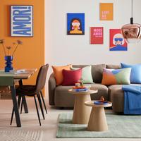 DEKORAČNÍ POLŠTÁŘ POPPY - oranžová, Konvenční, textil (45/45cm) - Mömax