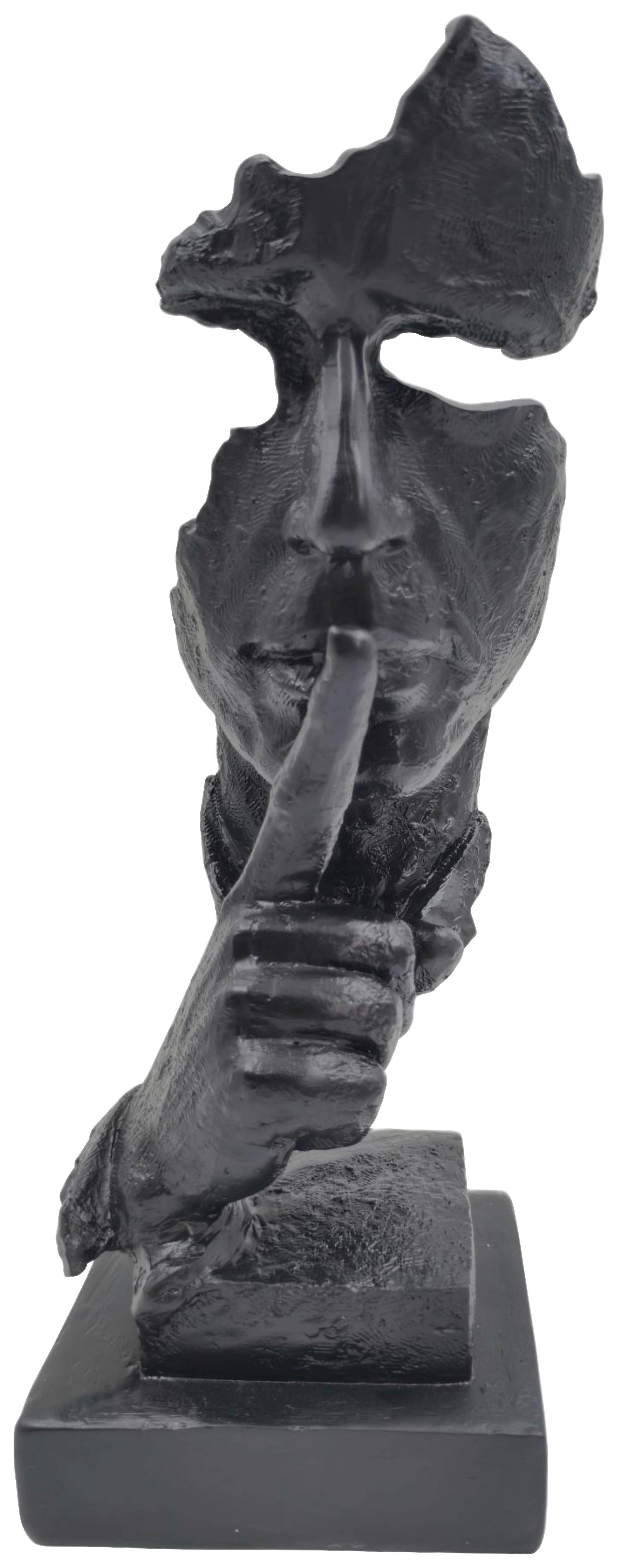 Soška NERON - černá, Moderní, přírodní materiály (13/32,5/12,5cm) - Mömax