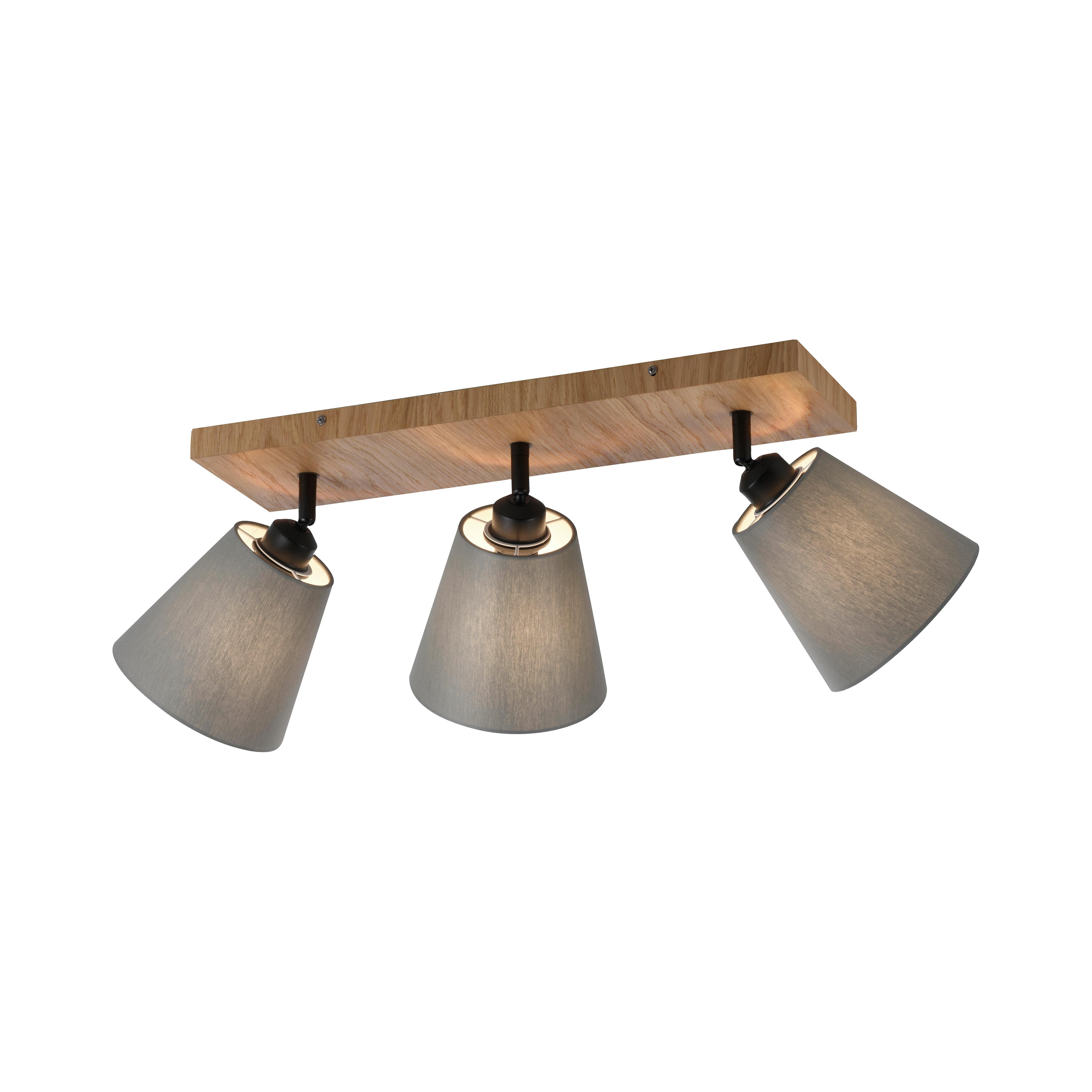 Deckenleuchte 11582-79 Gerda - Natur, Holzwerkstoff/Metall (77/28/26cm)