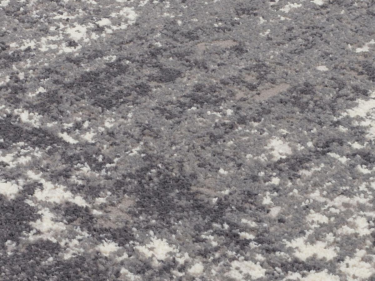 Webteppich Grau Limoges 65x130 cm - Grau, Design, Textil (65/130cm) - Novel