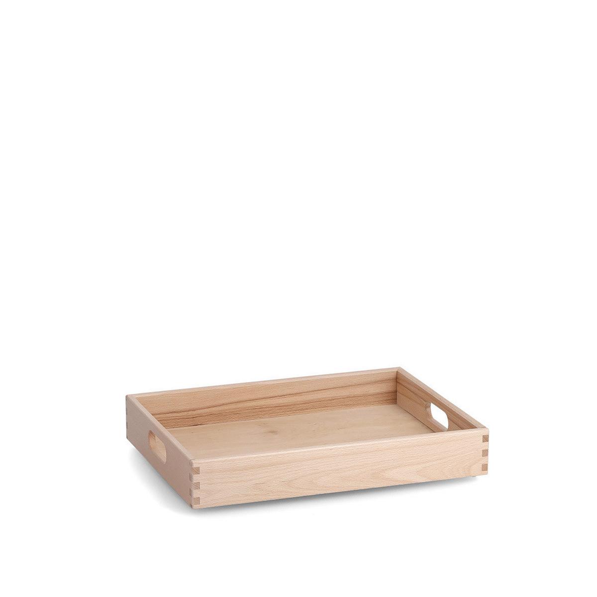 AUFBEWAHRUNGSBOXEN-SET Holz, LxBxH: ca. 40x27x32 cm - Naturfarben, Basics, Holz (40/26,5/32cm) - Zeller Present