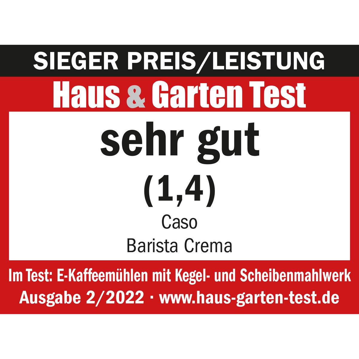 Kaffeemühle 1833 - Edelstahlfarben/Transparent, Basics (13/25/18cm) - CASO Design