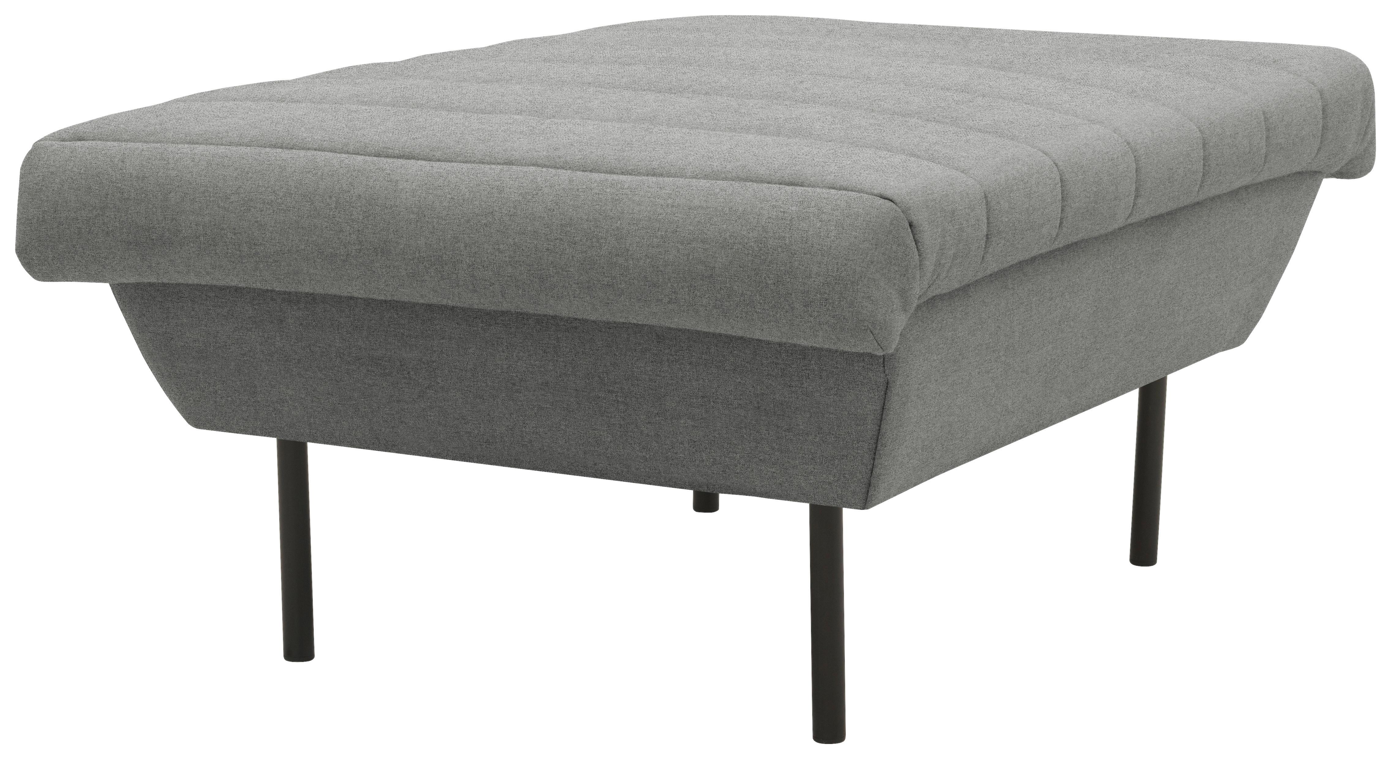Hocker Looks Ix - Graubraun/Schwarz, Design, Textil (70/45/70cm) - LOOKS by W.Joop