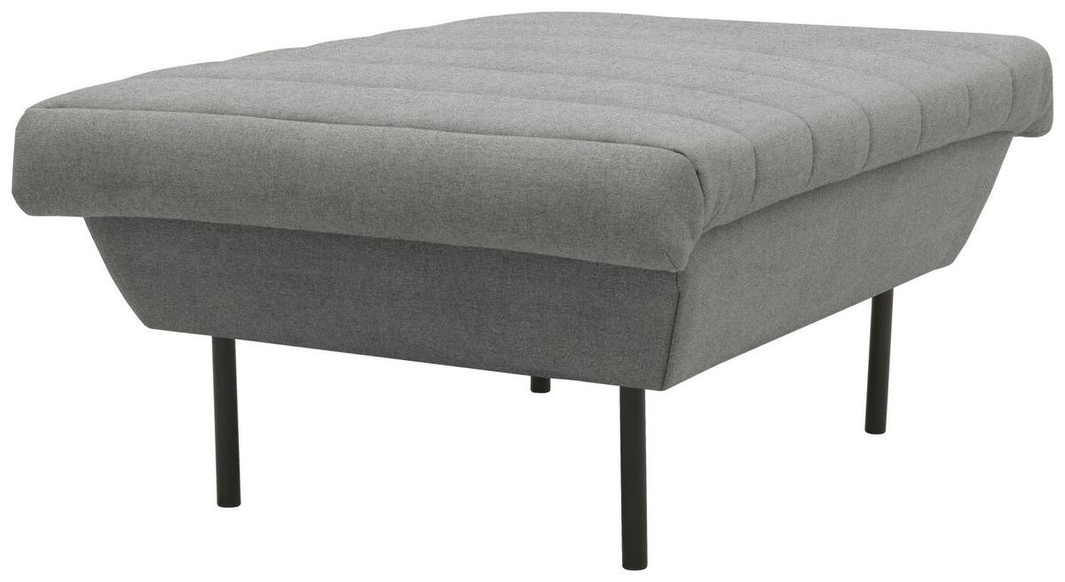 Hocker Looks Ix - Graubraun/Schwarz, Design, Textil (70/45/70cm) - LOOKS by W.Joop