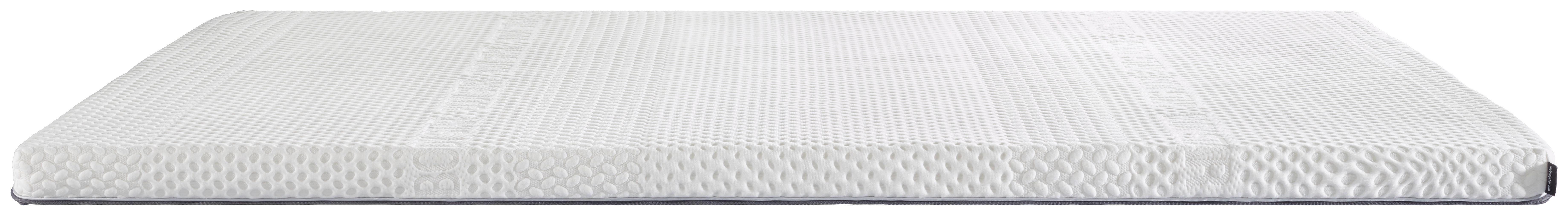 Topper Comfort Line Body Star 90x200cm Gel/viscoseschaumkern - Weiß, Basics, Textil (90/200cm)
