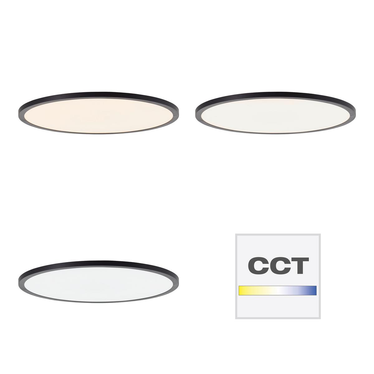 Led-paneel Hk19479s76 Tuco - Schwarz/Weiß, Basics, Kunststoff (50/3cm) - Brilliant