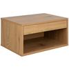 Nachtkästchen Cholet - Eichefarben, MODERN, Holzwerkstoff (50/24,3/35cm) - MID.YOU