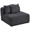 Modul Sofa Bloom 2er-Sofa Dunkelgrau - Dunkelgrau, Trend, Textil (100/70/122cm) - Livetastic