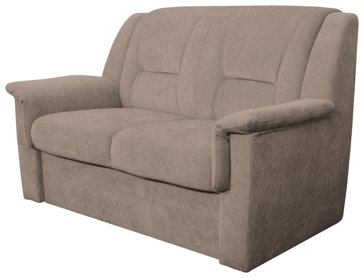 2-SITZER-SOFA Rafael, Taupe B: 152 cm - Taupe/Schwarz, Trend, Textil (152/95/95cm)