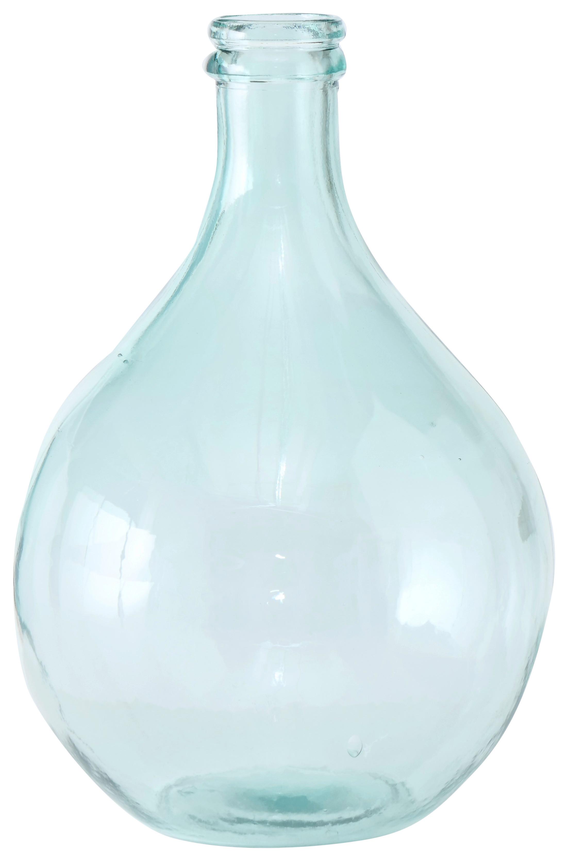Váza Nalani, V: 43cm - čiré/světle modrá, Basics, sklo (29/43cm) - Premium Living
