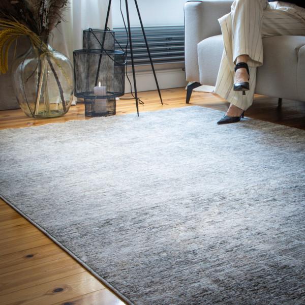 Vintage-Teppich My Everest 422 - Grau, Design, Textil (120/170cm) - Obsession