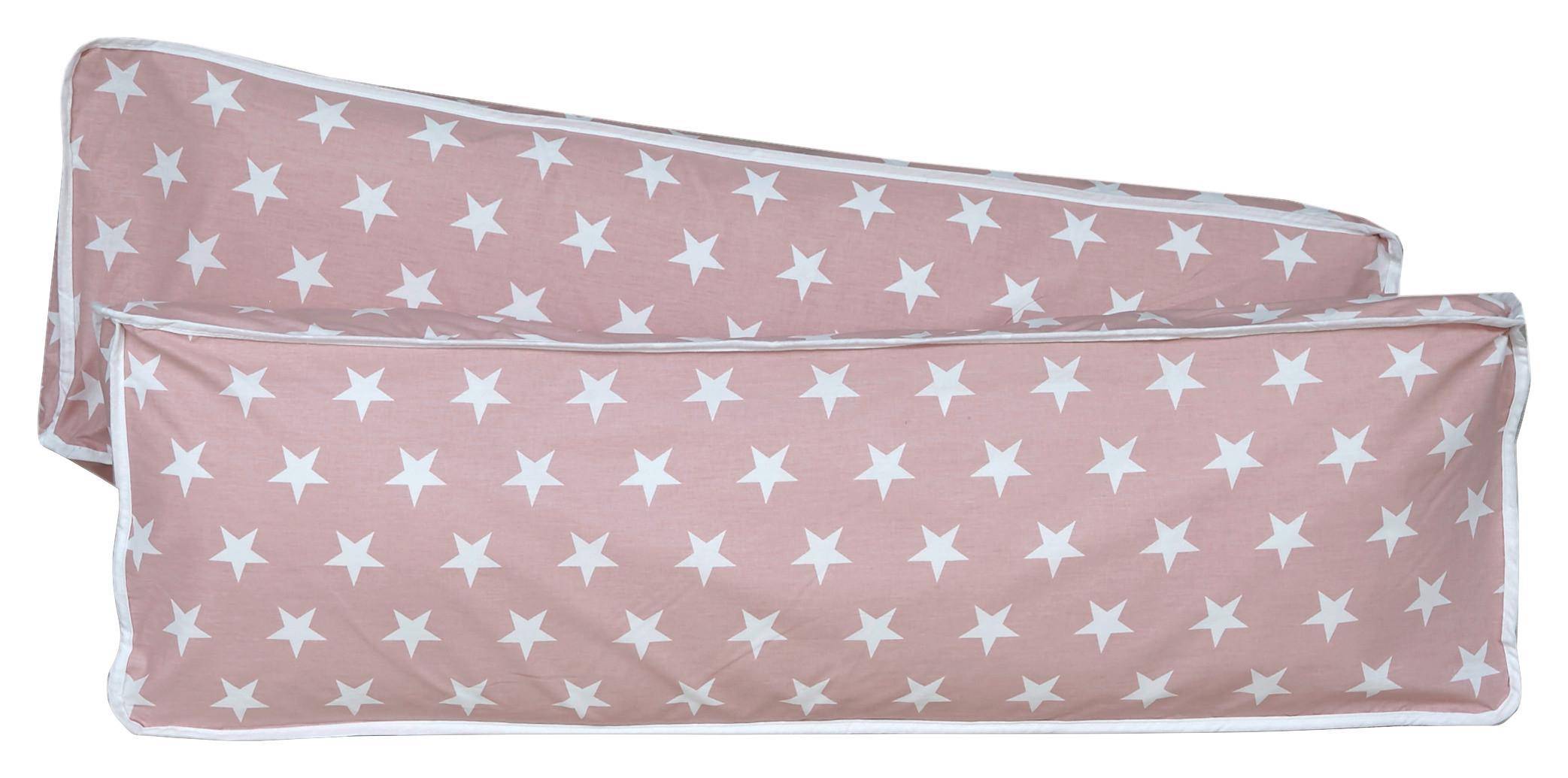 Opěrný Polštář Lino Růžový - růžová, Moderní, textil (98/40cm) - MID.YOU