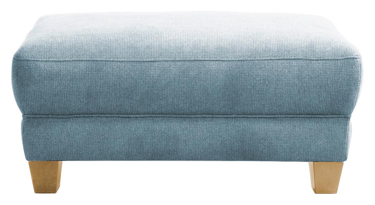 Hocker Gotland hellblau, 101x45x66 cm - Naturfarben/Hellblau, KONVENTIONELL, Textil (101/45/66cm) - Sit & More