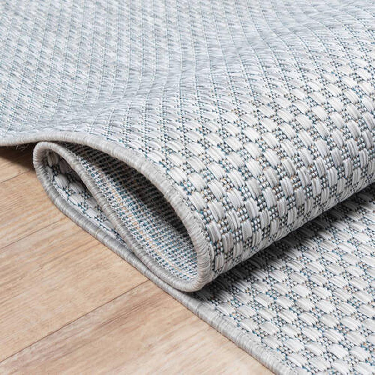 Outdoorteppich Melissa - Hellgrau, KONVENTIONELL, Textil (120/170cm)