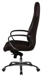 Weiche Polsterung und edler Look Moderner Drehstuhl mit Kopfstütze und Armlehnen