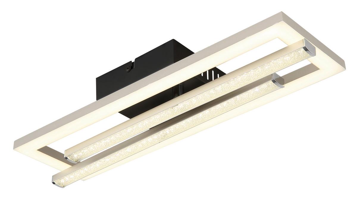 Led-deckenleuchte 672843n - Klar/Opal, Design, Kunststoff (40/37,5/6,3cm) - Globo