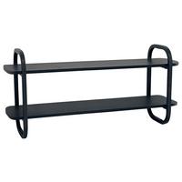 TV DIEL BEND -EXKLUSIV- - čierna, Modern, kov/kompozitné drevo (100/44/27cm) - Mömax