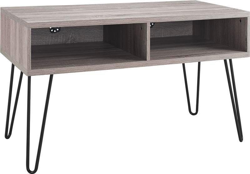 Lowboard Owen Grau Eichefarben - Eichefarben/Eiche grau, Design, Papier/Holzwerkstoff (107/63/50cm) - MID.YOU