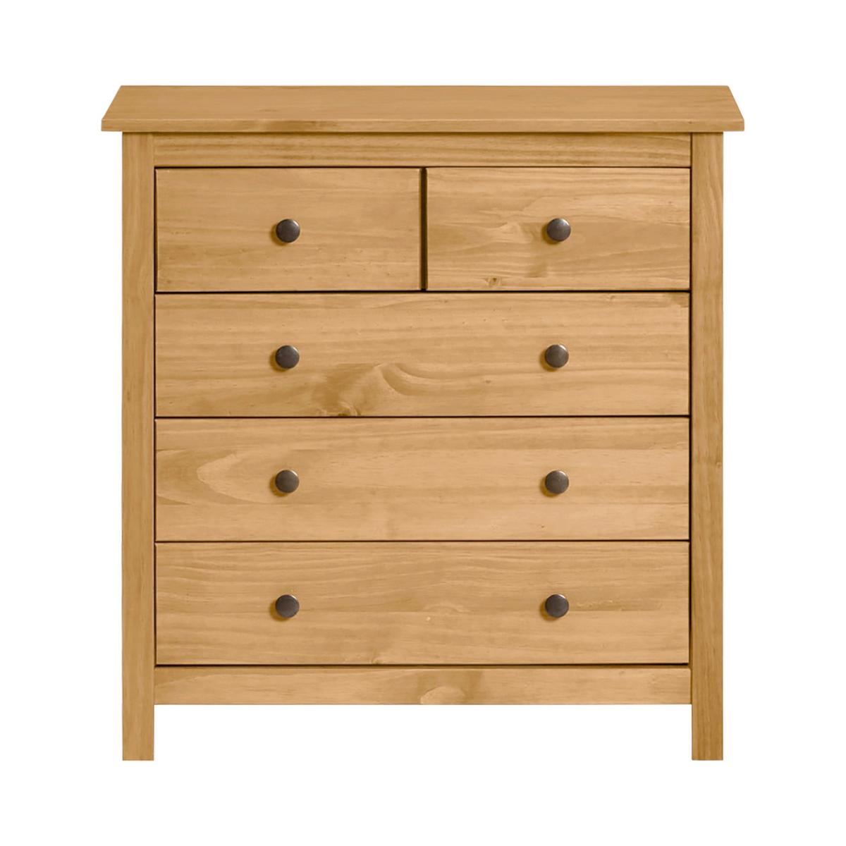 KOMMODE KOMMODE KIEFERNHOLZ 79X80 CM - Naturfarben/Honig, Basics, Holz (79/80/40cm) - Livetastic
