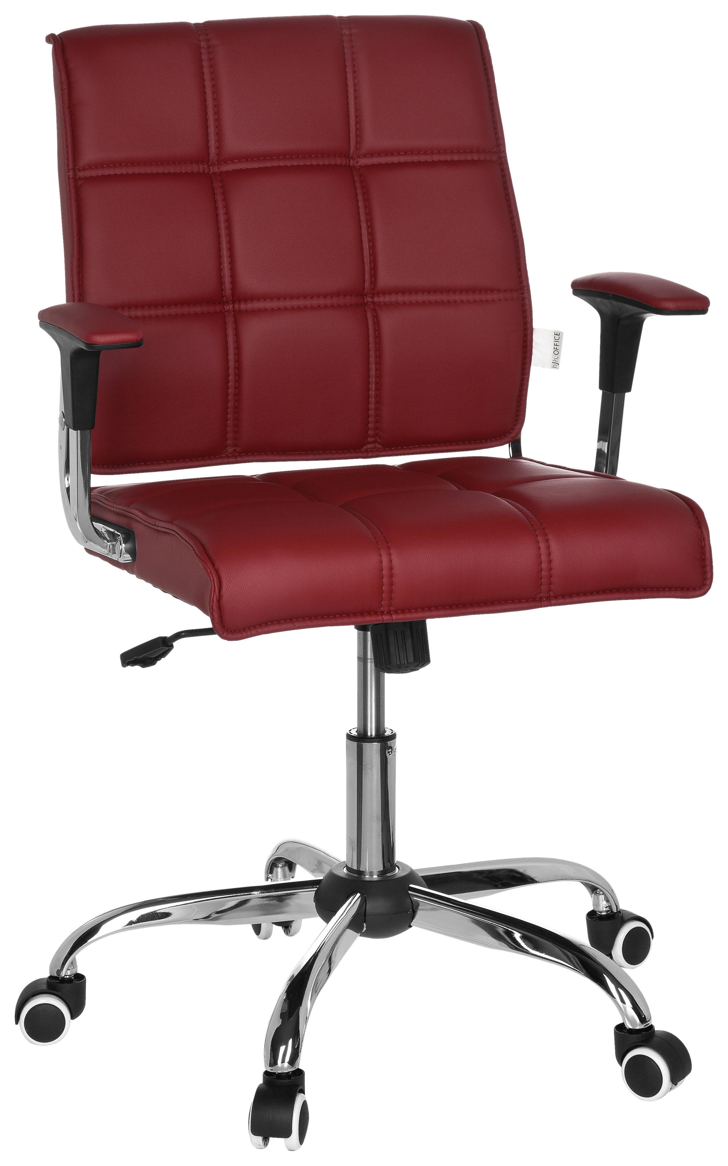 Drehstuhl Ernesto Bordeauxfarben