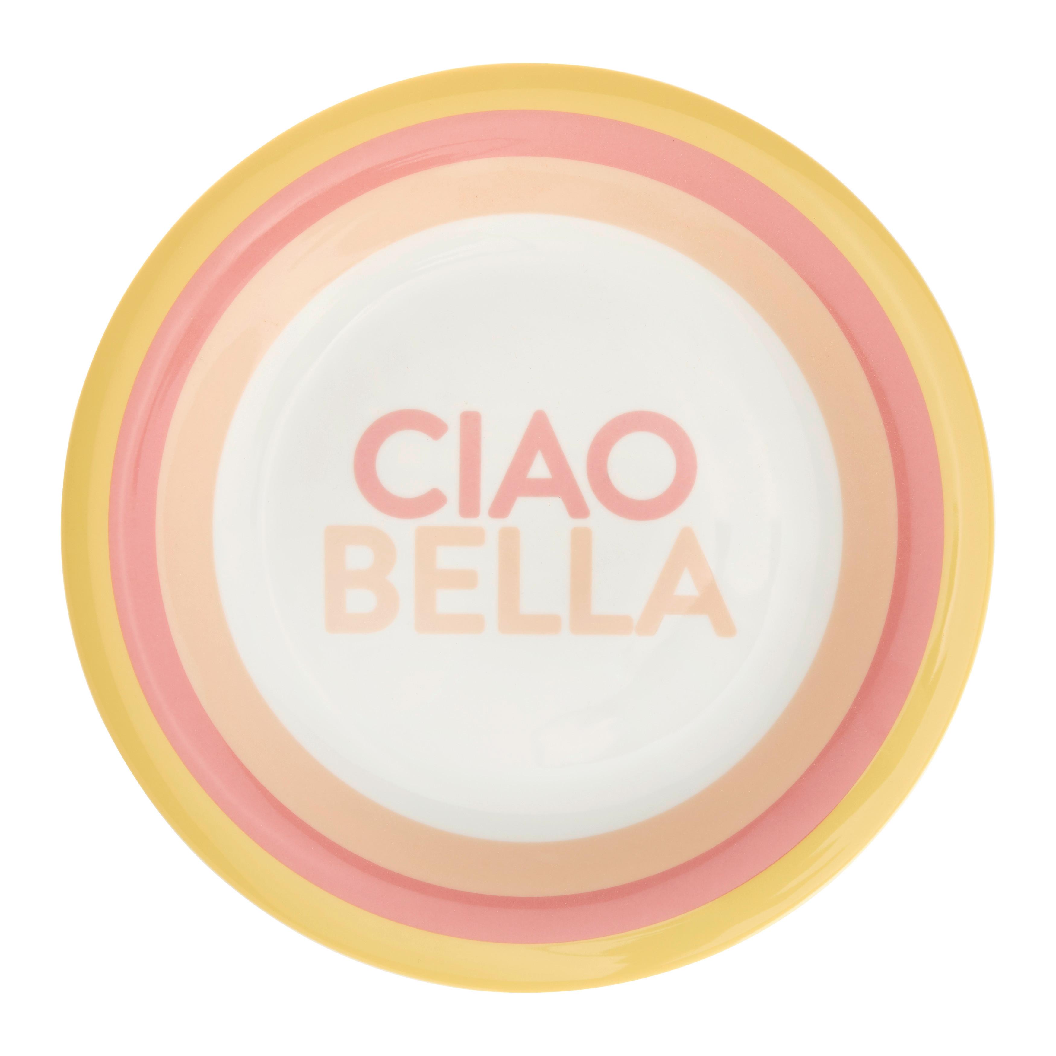 Mělký talíř CANDY COLORS - bílá/světle žlutá, Moderní, keramika (27/2,4cm) - Mömax