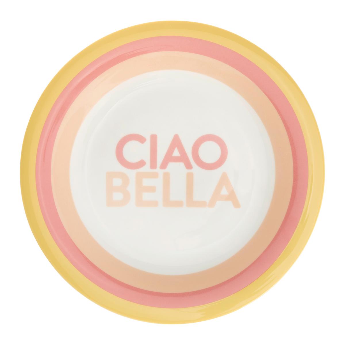 Mělký talíř CANDY COLORS - bílá/světle žlutá, Moderní, keramika (27/2,4cm) - Mömax