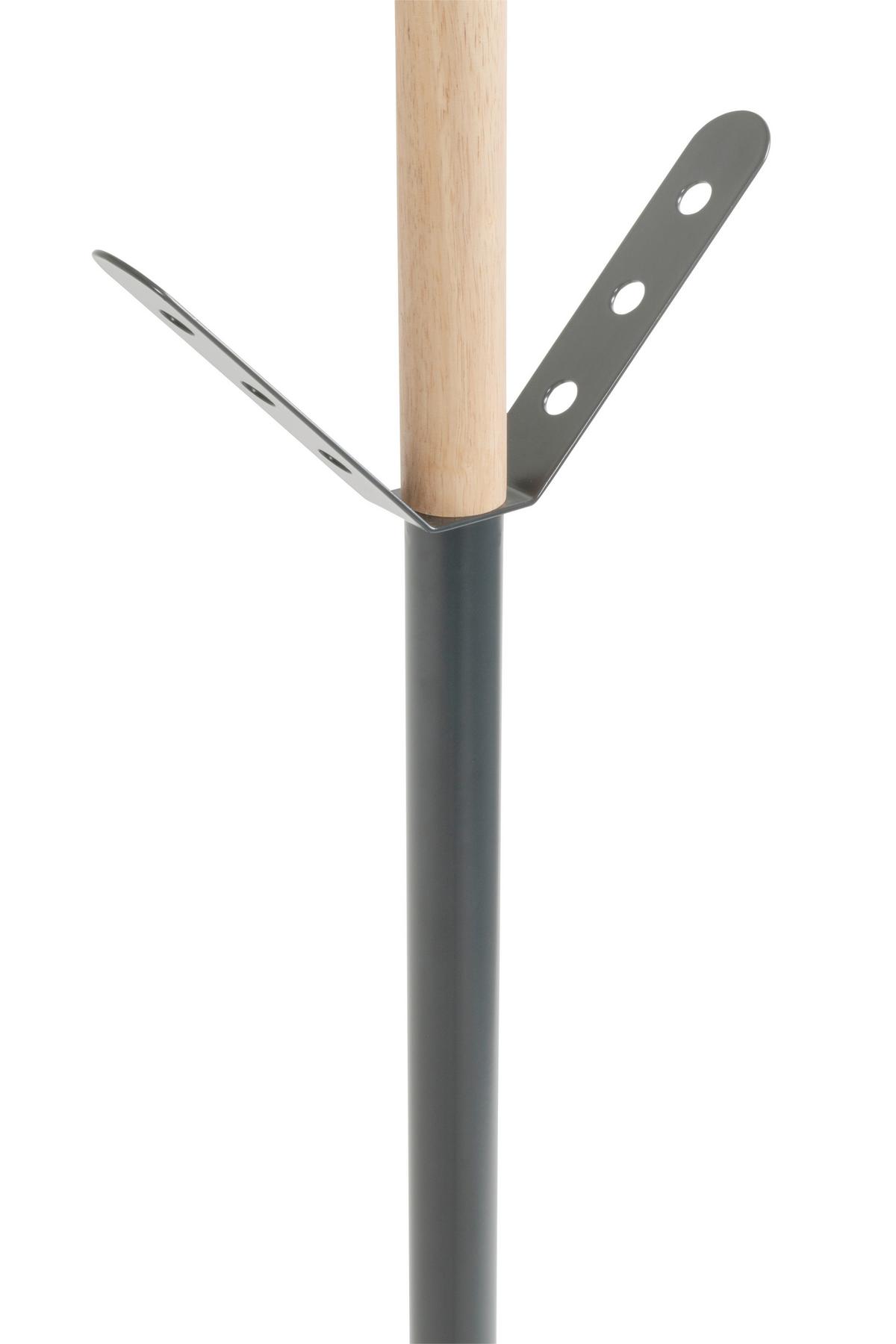 Kleiderständer Rom - Anthrazit/Schwarz, MODERN, Holz/Stein (35/179cm)