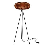 Stehleuchte 51-42026 Caffe - Schwarz/Mokka, KONVENTIONELL, Kunststoff/Metall (52/52/147cm)