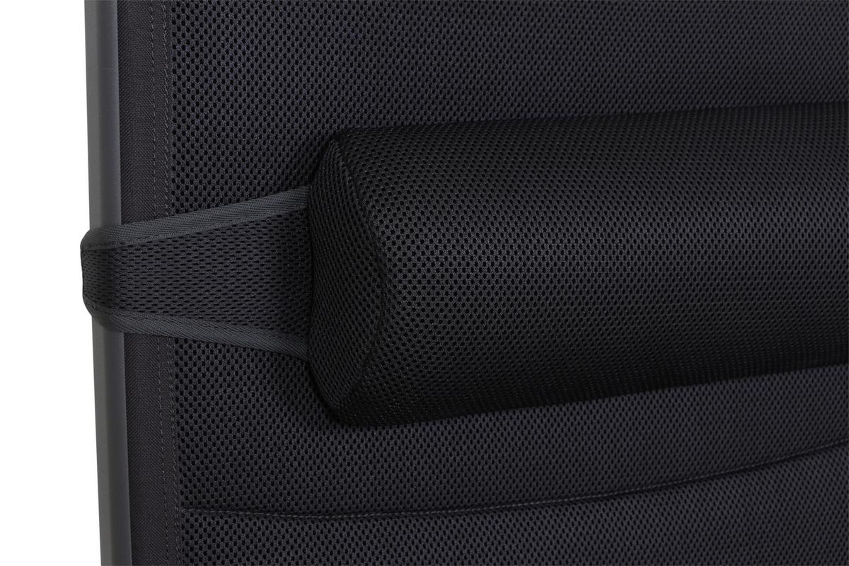 Sonnenliege Premium Aluminium, Verstellbar - Anthrazit, KONVENTIONELL, Textil/Metall (75/123/91cm) - Siena Garden