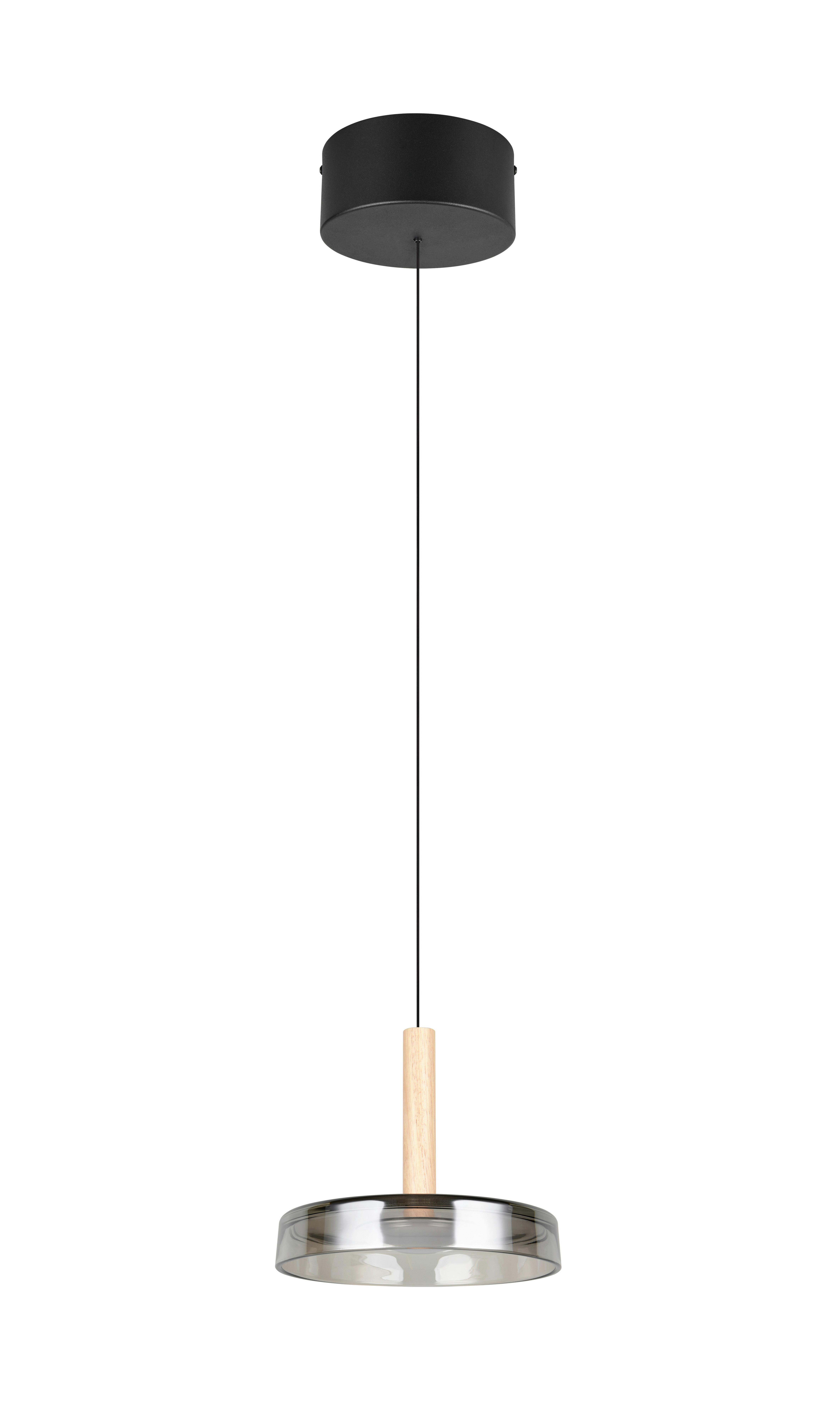 LED-Pendelleuchte 354910132 CELESTE - Schwarz/Grau, Design (22/200cm) - Trio Leuchten