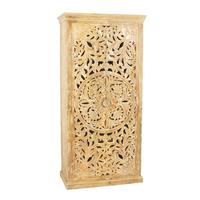 GARDEROBENSCHRANK Naturfarben B: 90cm - Naturfarben, Design, Holz (90/185/45cm) - MID.YOU