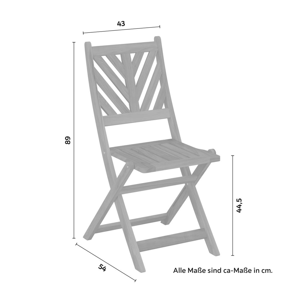 SADA NA BALKON NURI - barvy akácie, Natur, dřevo - Mömax