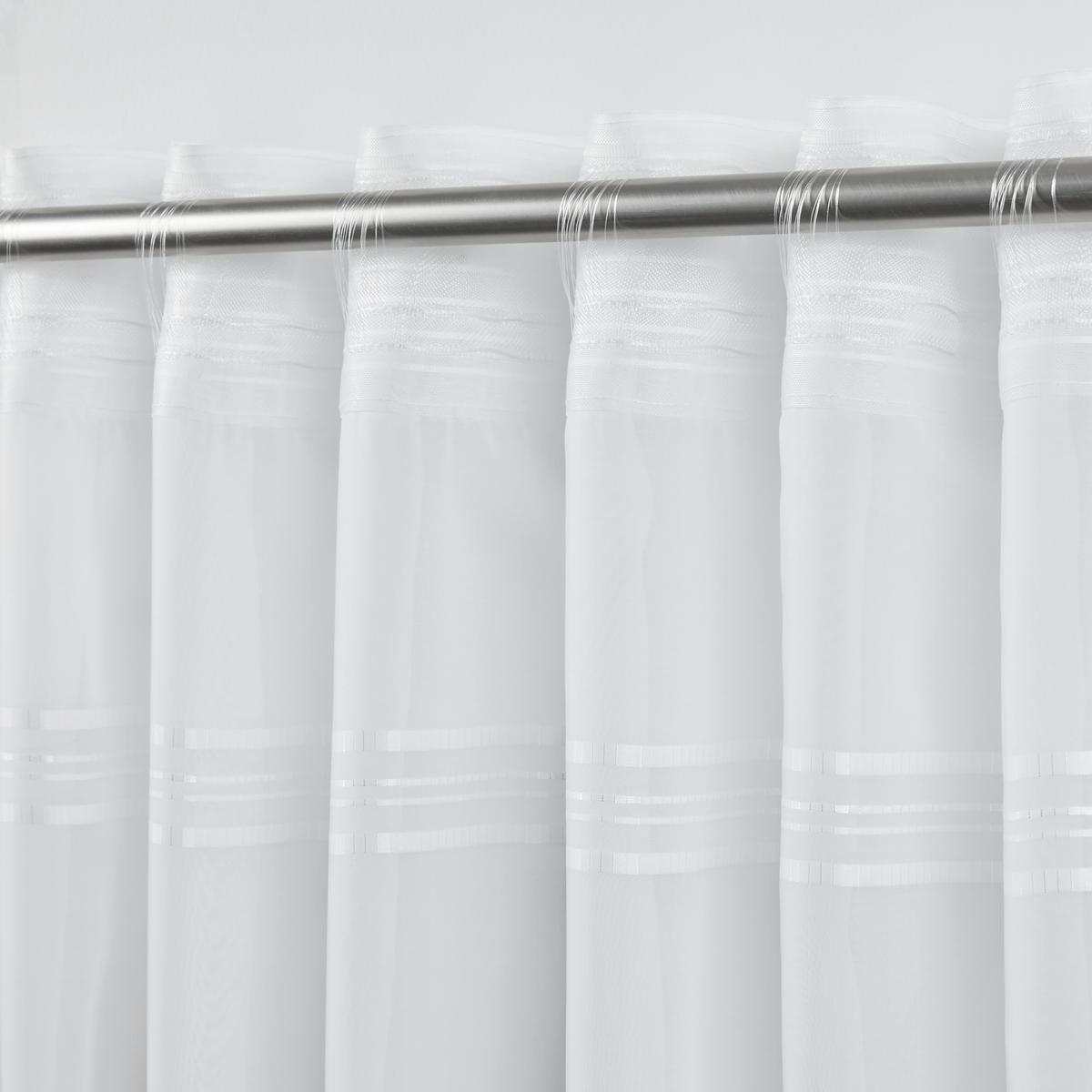 HOTOVÝ ZÁVES Louis, 140/245 cm - biela, Konventionell, textil (140/245cm) - Modern Living