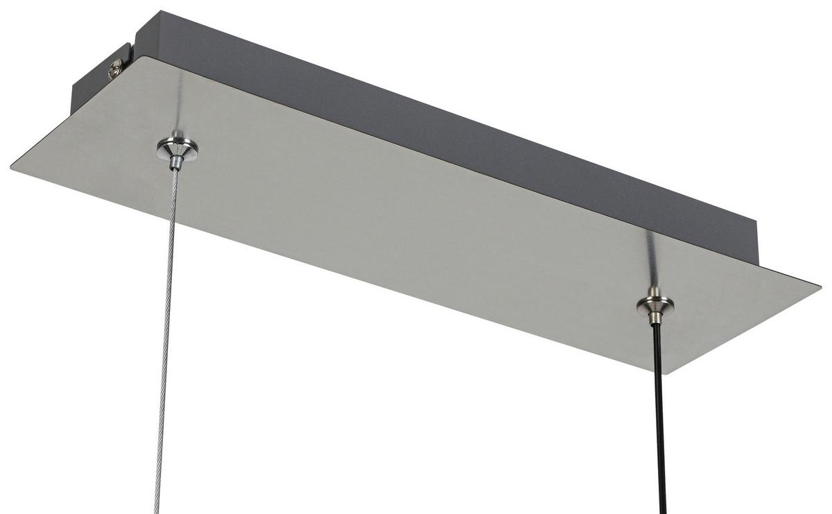 Led-hängeleuchte Josi - Chromfarben/Nickelfarben, Kunststoff/Metall (20/80/120cm) - Luca Bessoni