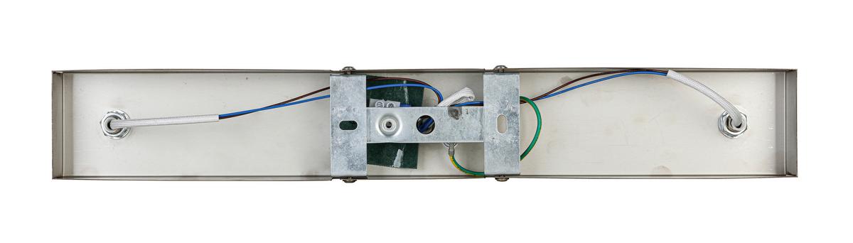 BODOVÉ SVÍTIDLO ERNESTINE - barvy chromu/barvy niklu, Romantický / Rustikální, kov/plast (41/7,5/14cm) - Mömax