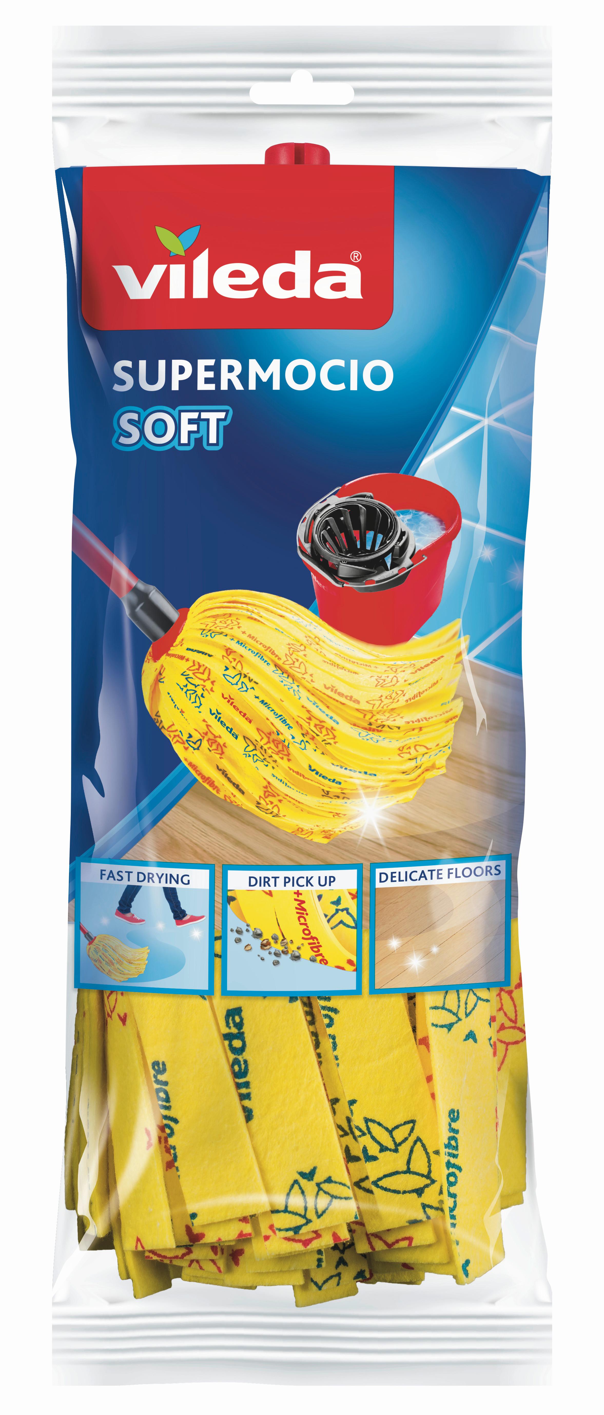 Ersatzmopp Super Mocio Soft - Basics (30,5/40,0cm) - Vileda