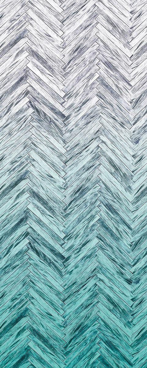 Vliestapete 6000b-Vd1 Herringbone Mint - Design (100/250cm)