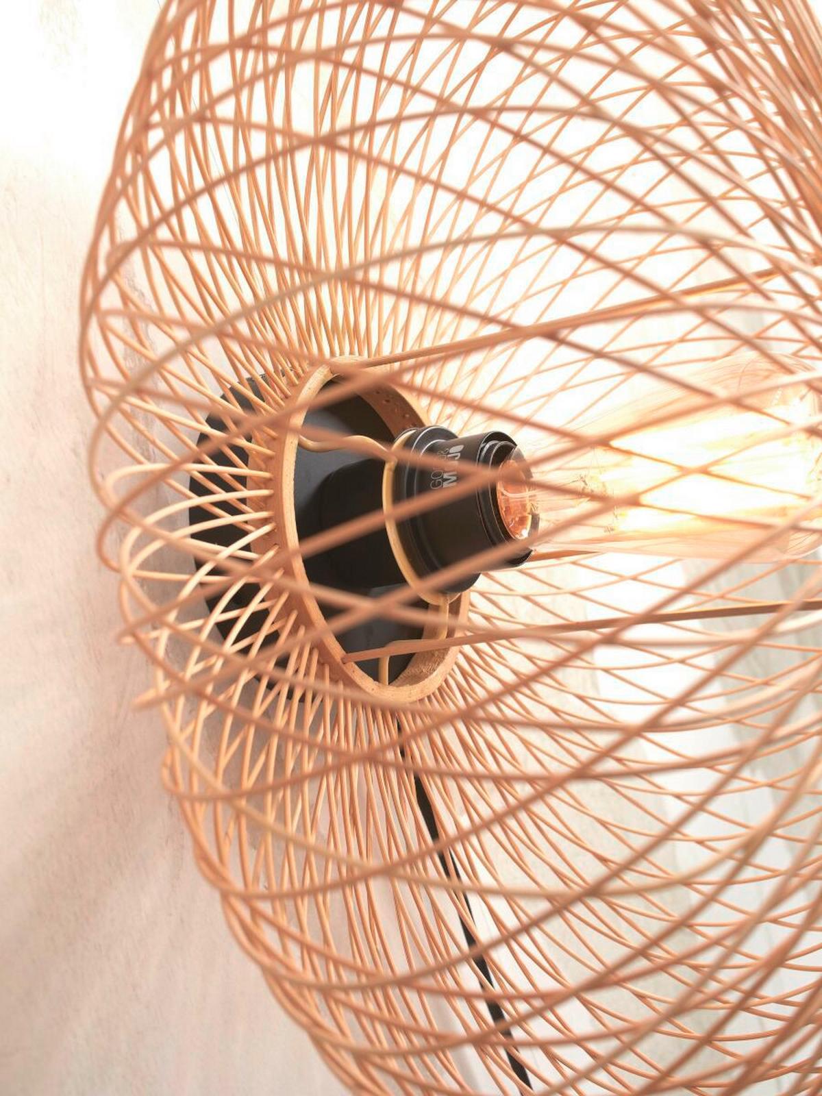 Wandleuchte Cango/W/4020/N - Naturfarben, Trend (20/40cm) - Good & Mojo