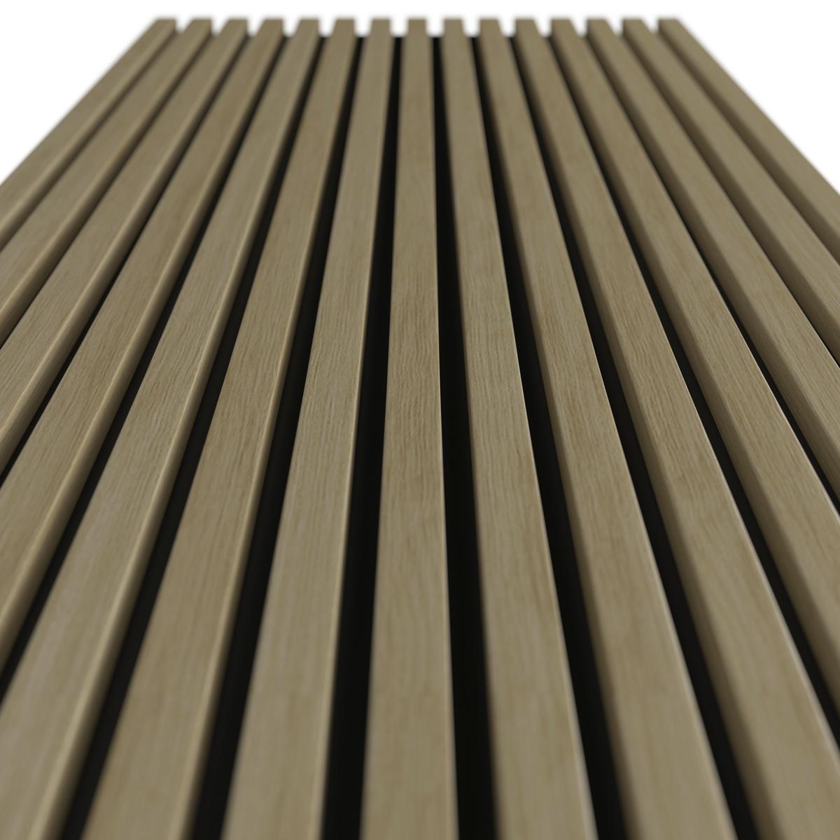 Akustický panel Rico, 60x240 - farba duba, Modern, drevo/kompozitné drevo (60/240/2,1cm)