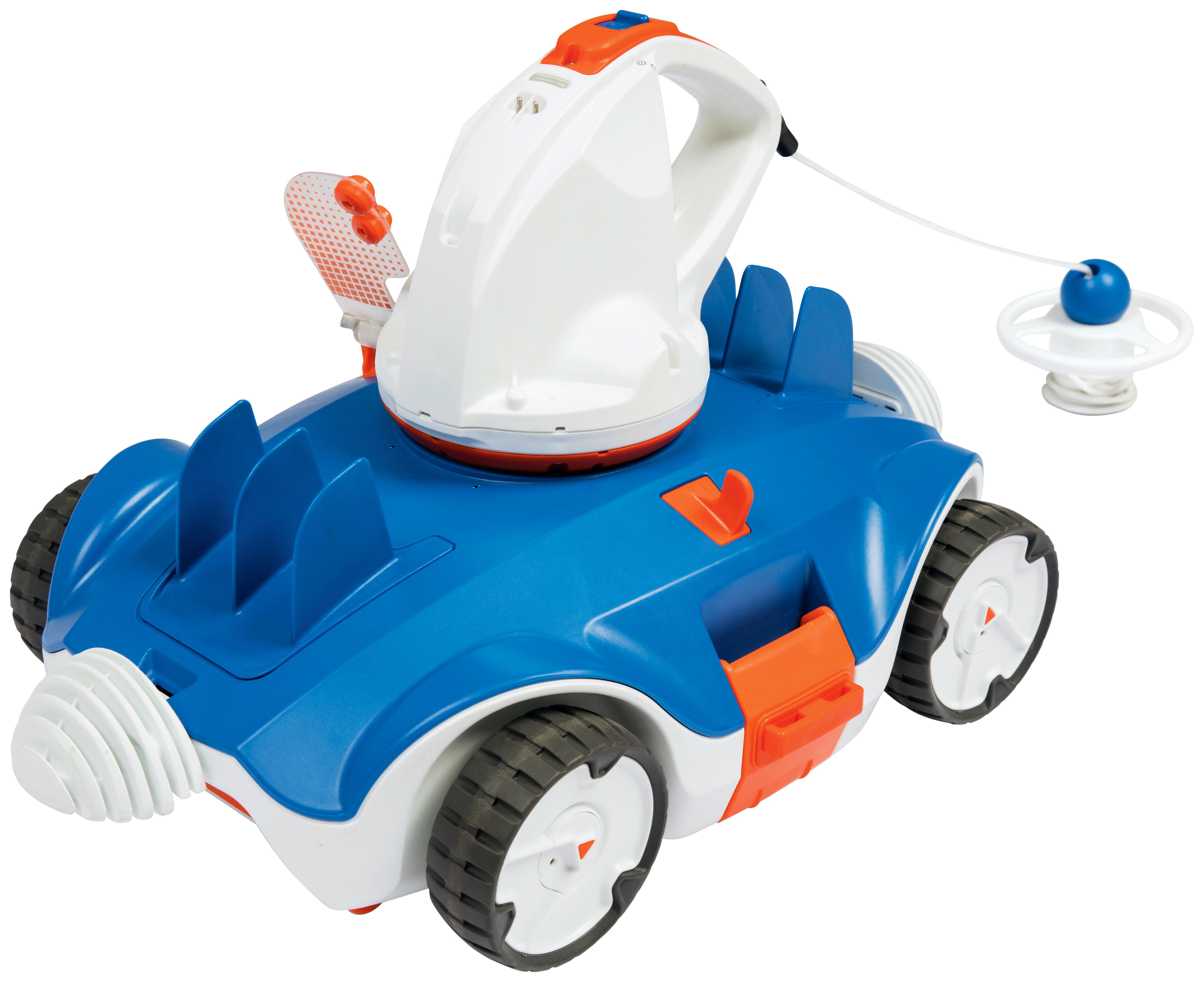 Poolroboter Aquatronix, Akku Laufzeit 90 Min, Tragegriff - Blau/Orange, MODERN, Kunststoff/Metall (45/33/30,5cm) - Bestway