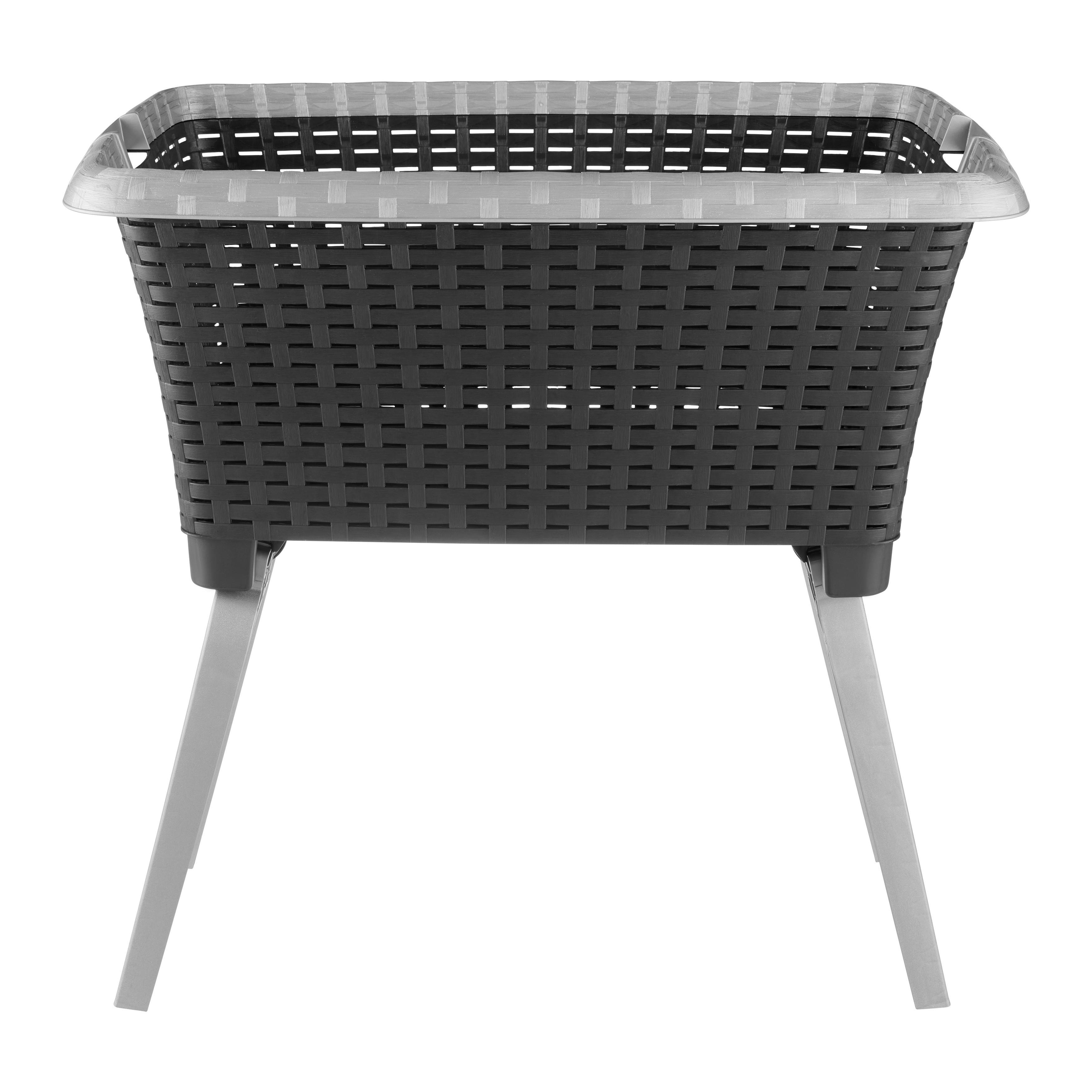 Koš na prádlo ANNA - pastelově modrá, Konvenční, textil (60/40/60cm) - Mömax