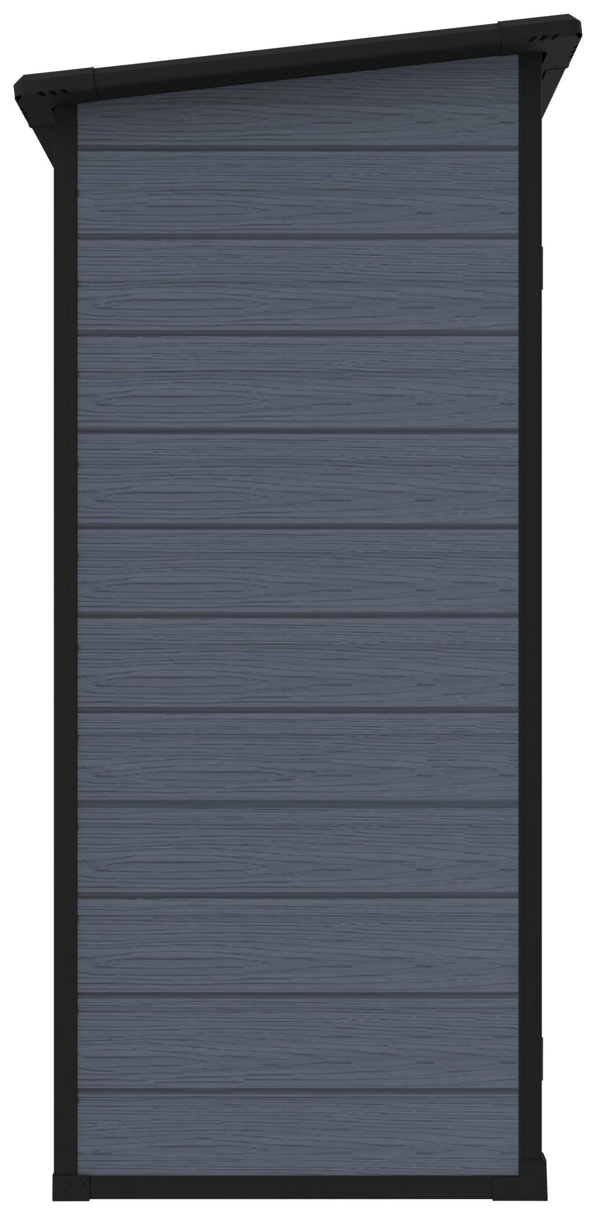 Gartenhaus Nizza - Grau, MODERN, Kunststoff/Metall (152/193/92cm) - Homezone