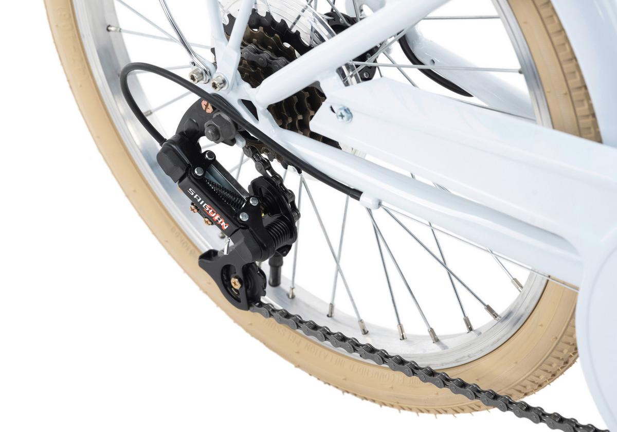 Kinderfahrrad Balloon Weiß Mit Front- U. Rücklicht, 20 Zoll - Weiß, Basics, Metall (25/140/60cm) - KS Cycling