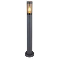 VENKOVNÍ STOJACÍ LAMPA BOSTON - šedá/antracitová, Design, kov/plast (12,7/12,7/80cm) - Globo