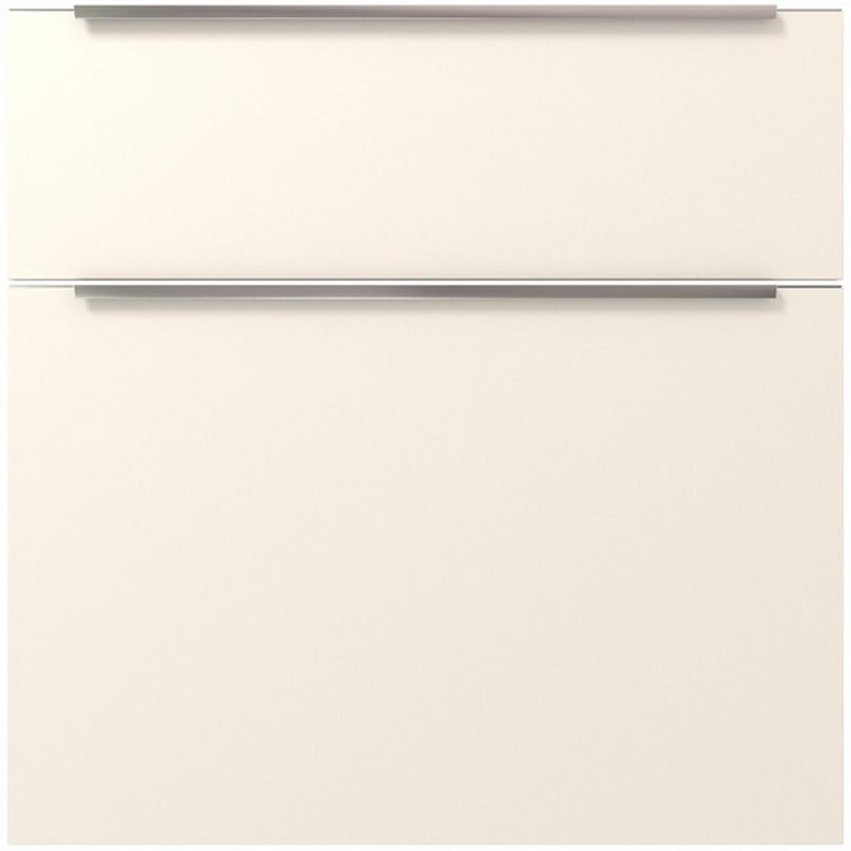 Badmöbel-Set 5-Tlg. Santiago B: ca. 230 cm Grau/Magnolie - Magnolie/Grau, Holzwerkstoff (230cm) - Vertico