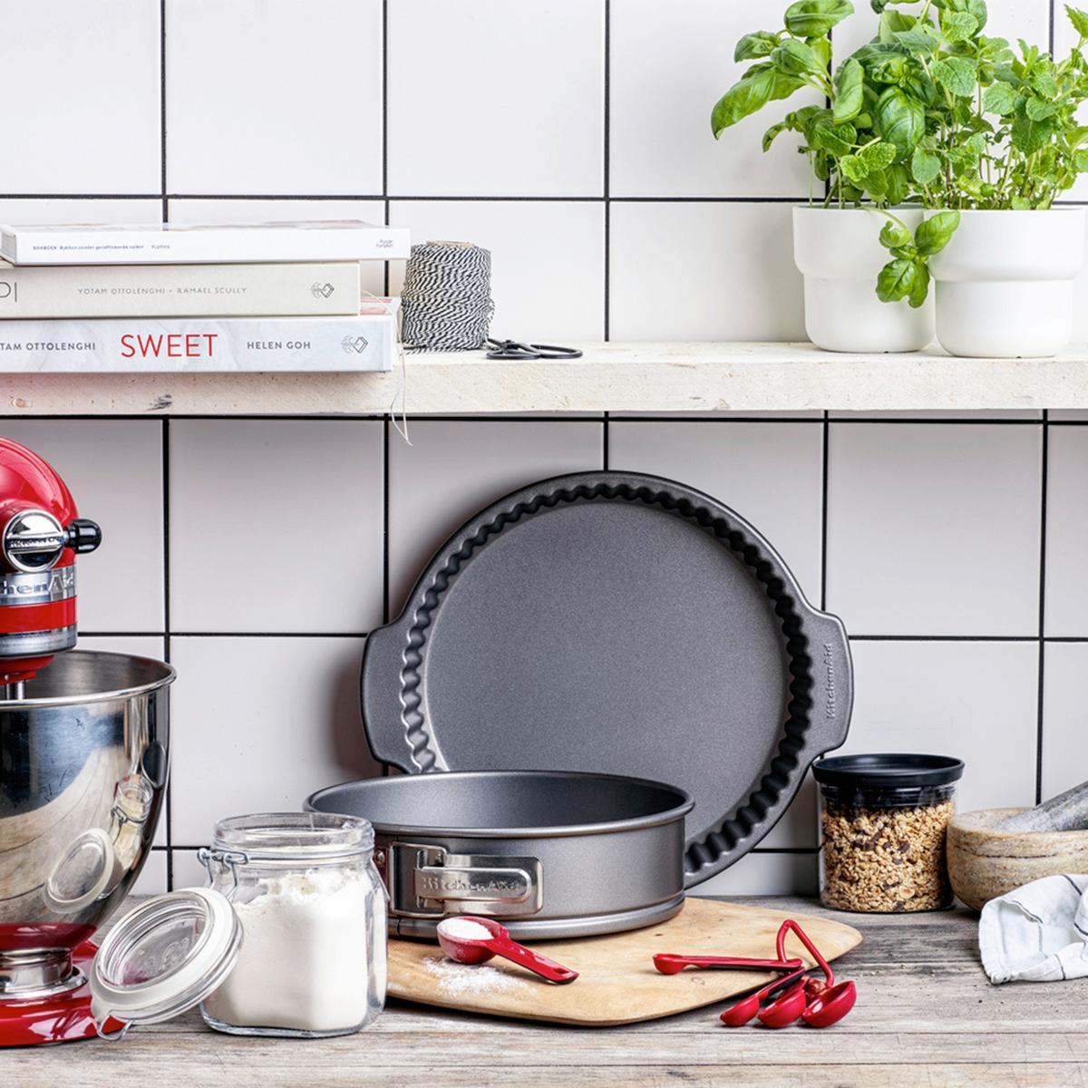 Springform Metal Bakeware Alufarben D: 24 cm - Alufarben, Basics, Metall (24cm) - Kitchenaid