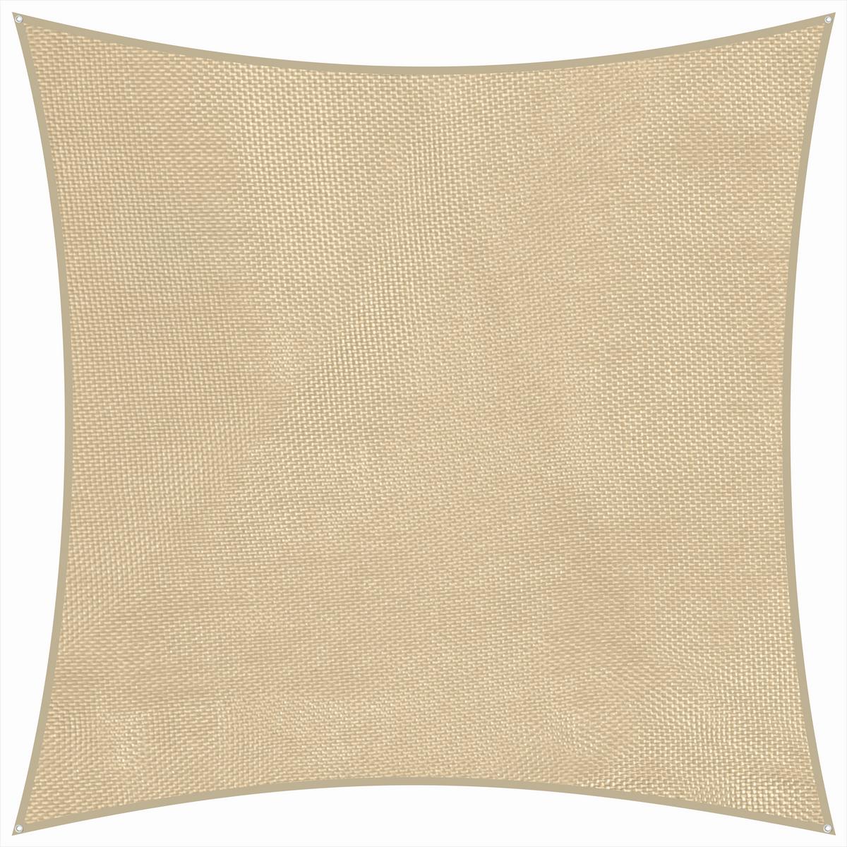 Sonnensegel Quadrat 360 X 360 - Naturfarben, Basics, Textil (360/0,3/360cm) - Schneider